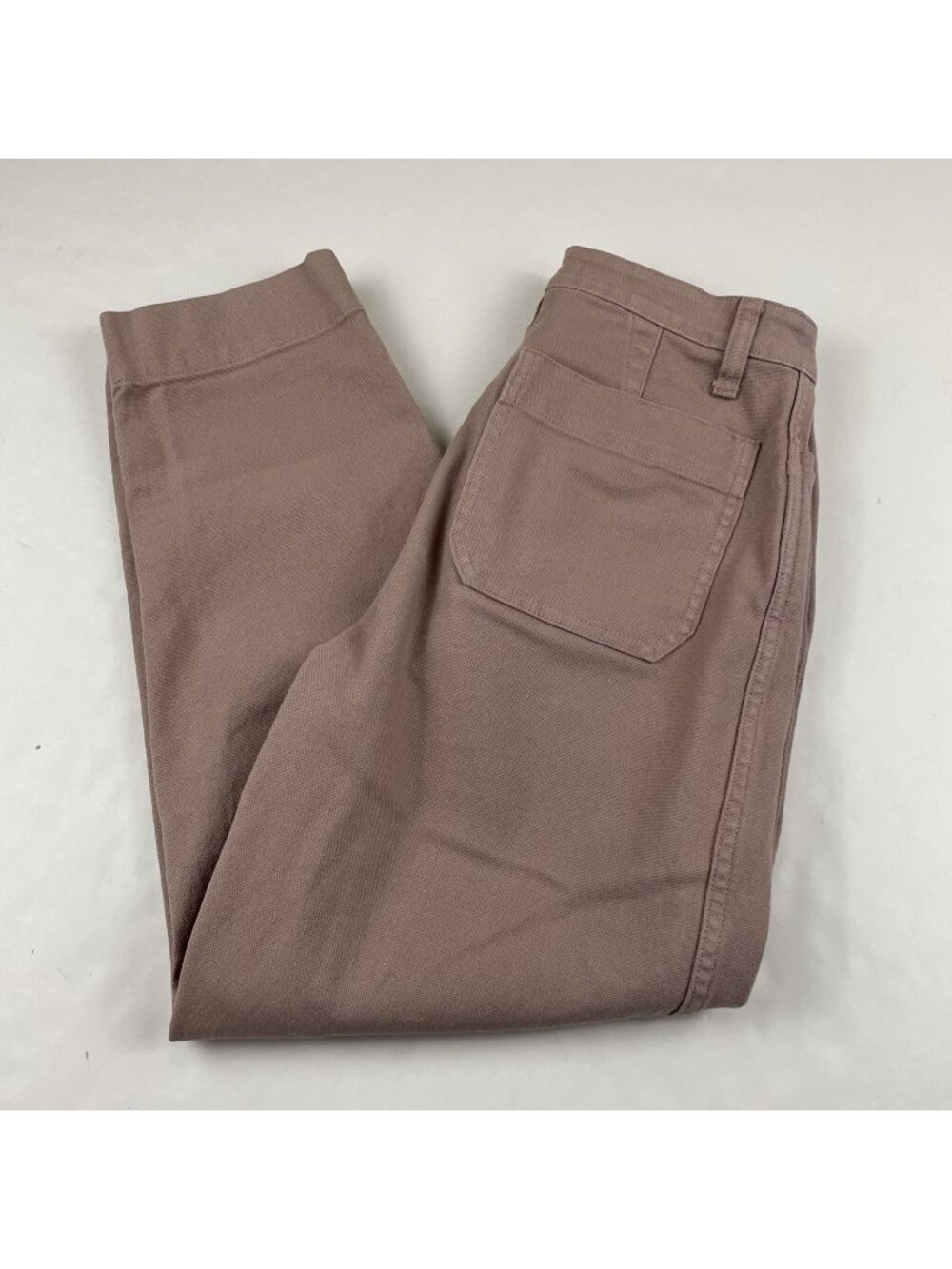 Madewell Emmett Jeans Women’s 27 Dusty Pink High Rise Tapered Cotton Stretch